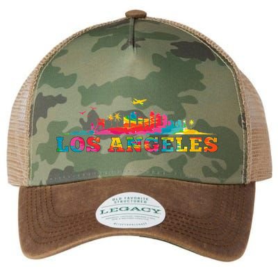Los Angeles Apparel La Los Angeles Tie Dye Legacy Tie Dye Trucker Hat