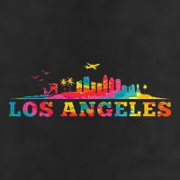 Los Angeles Apparel La Los Angeles Tie Dye 7 Panel Mesh Trucker Snapback Hat