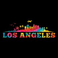 Los Angeles Apparel La Los Angeles Tie Dye Cooling Performance Crew T-Shirt