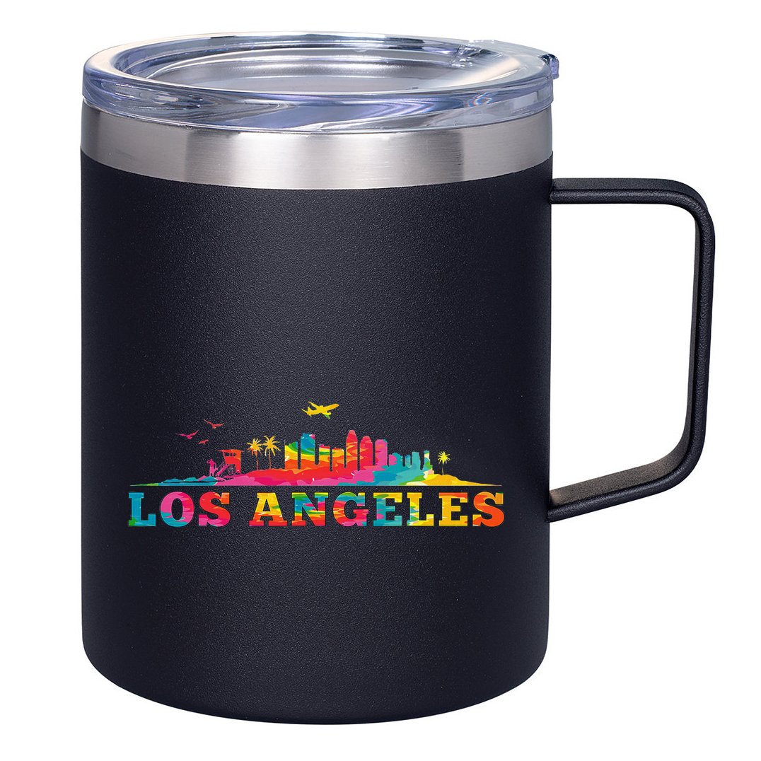 Los Angeles Apparel La Los Angeles Tie Dye 12oz Stainless Steel Coffee Mug