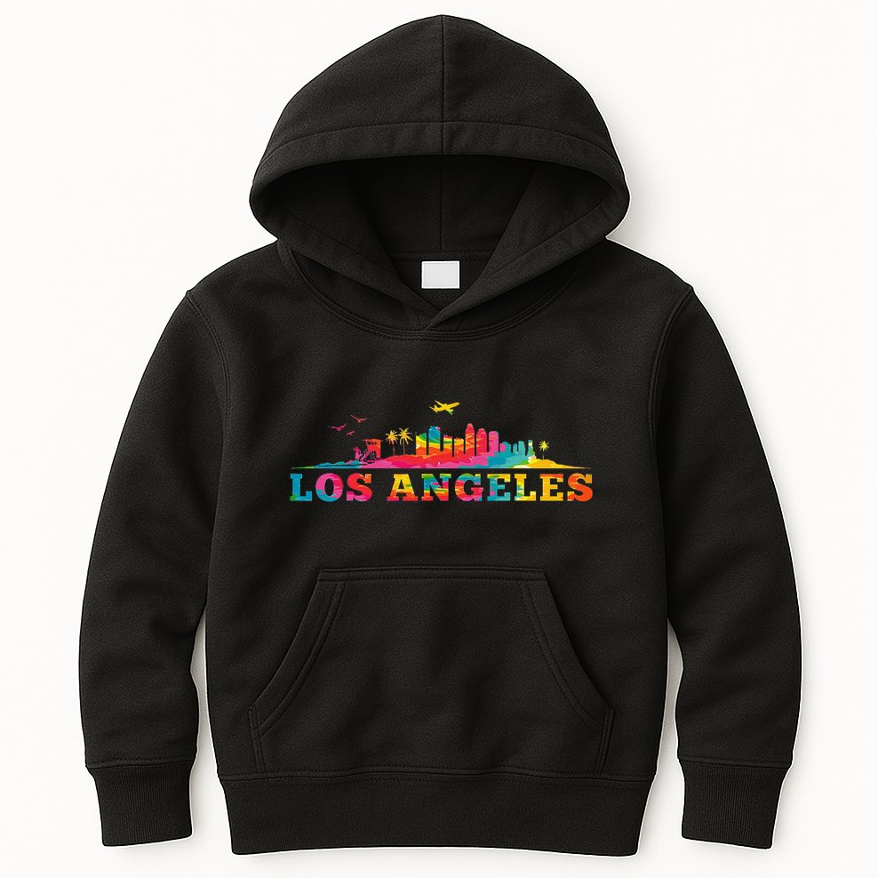 Los Angeles Apparel La Los Angeles Tie Dye Kids Hoodie