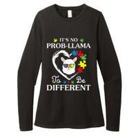 Llama Autism Awareness Gift Be A Little Different Womens CVC Long Sleeve Shirt