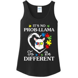 Llama Autism Awareness Gift Be A Little Different Ladies Essential Tank