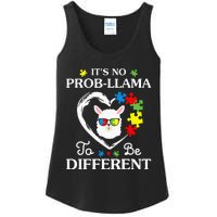 Llama Autism Awareness Gift Be A Little Different Ladies Essential Tank