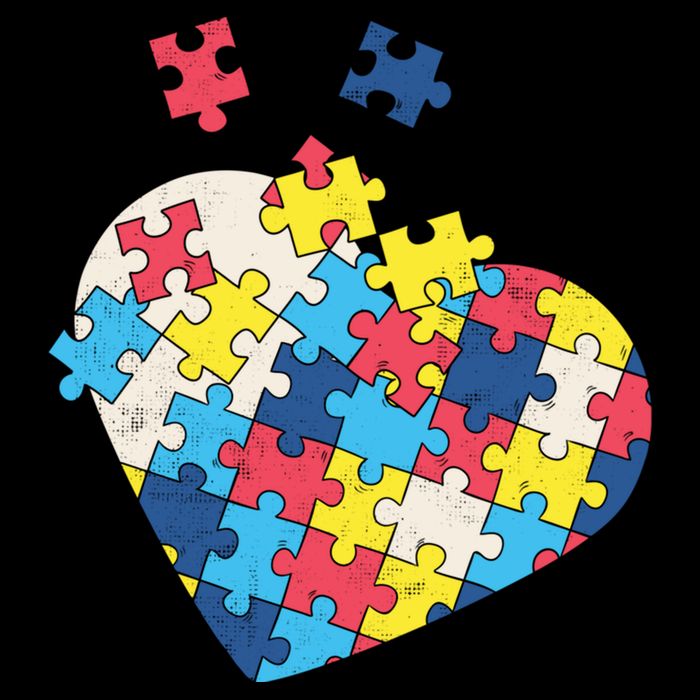 Love Autism Awareness Puzzle Pieces Gift Design Idea Great Gift Impact Tech Backpack