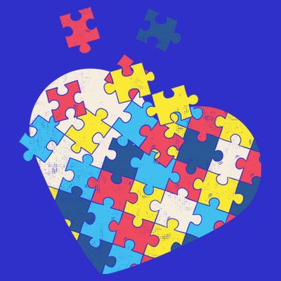 Love Autism Awareness Puzzle Pieces Gift Design Idea Great Gift T-Shirt