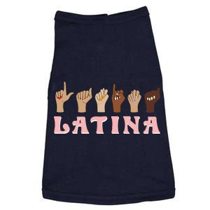 Latina ASL American Sign Language Latina Power ASL Teacher Doggie Tank