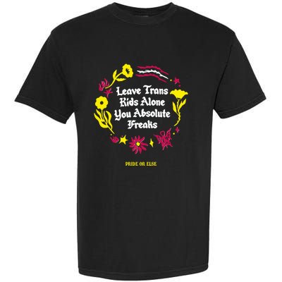 Leave Alone Absolute Freaks Floral Garment-Dyed Heavyweight T-Shirt