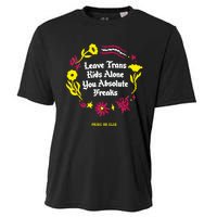 Leave Alone Absolute Freaks Floral Cooling Performance Crew T-Shirt