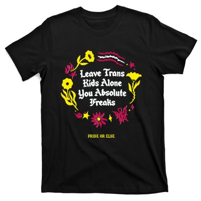 Leave Alone Absolute Freaks Floral T-Shirt