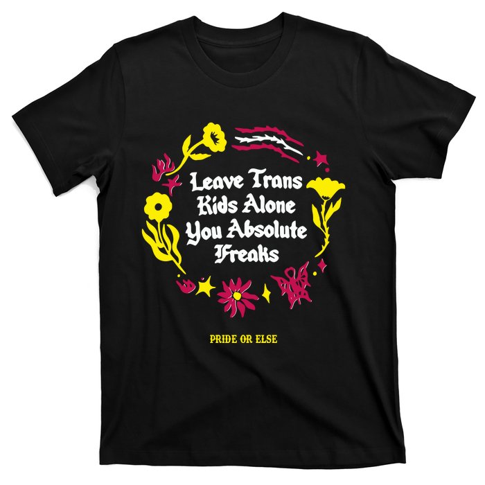 Leave Alone Absolute Freaks Floral T-Shirt