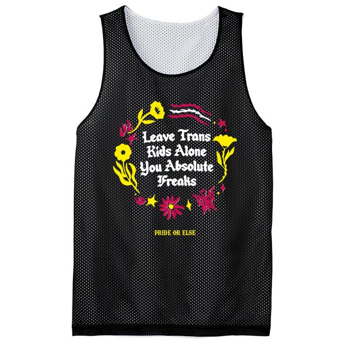 Leave Alone Absolute Freaks Floral Mesh Reversible Basketball Jersey Tank