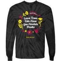 Leave Alone Absolute Freaks Floral Tie-Dye Long Sleeve Shirt