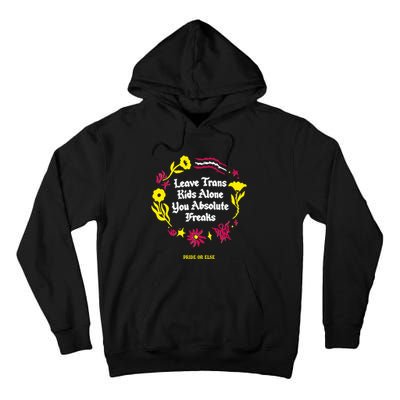 Leave Alone Absolute Freaks Floral Tall Hoodie