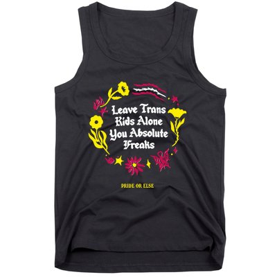 Leave Alone Absolute Freaks Floral Tank Top