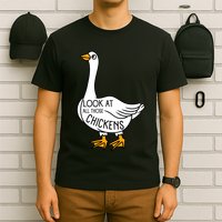 Look At All Those Chickens Goose Meme T-Shirt