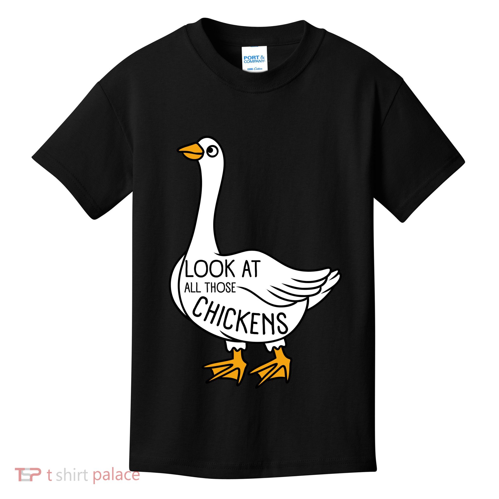 Look At All Those Chickens Goose Meme Kids T-Shirt