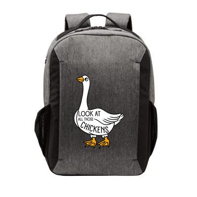 Look At All Those Chickens Goose Meme Vector Backpack