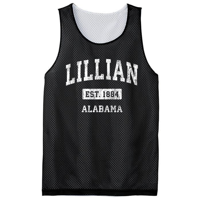 Lillian Alabama Al Vintage Sports Established Mesh Reversible Basketball Jersey Tank