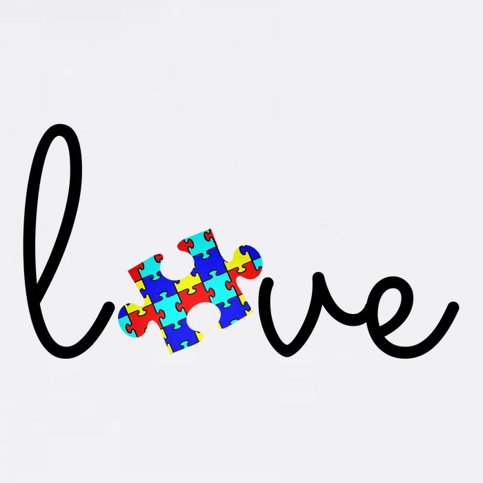 Love Autism Awareness Puzzle Piece Premium T-Shirt