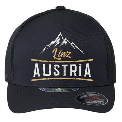 Linz Austria Austrian Flexfit Unipanel Trucker Cap