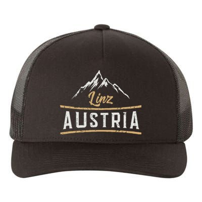 Linz Austria Austrian Yupoong Adult 5-Panel Trucker Hat