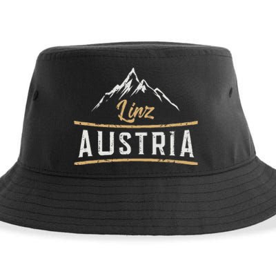 Linz Austria Austrian Sustainable Bucket Hat