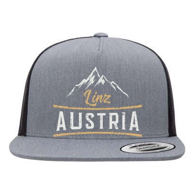 Linz Austria Austrian Flat Bill Trucker Hat