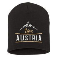 Linz Austria Austrian Short Acrylic Beanie