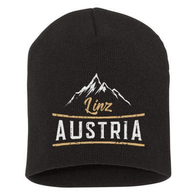 Linz Austria Austrian Short Acrylic Beanie