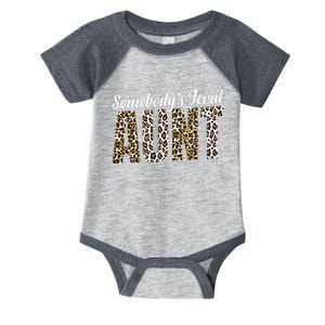 Leopard Auntie Aunt Baby Announcement Infant Baby Jersey Bodysuit