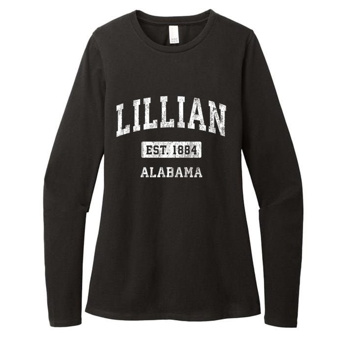 Lillian Alabama Al Vintage Sports Established Womens CVC Long Sleeve Shirt