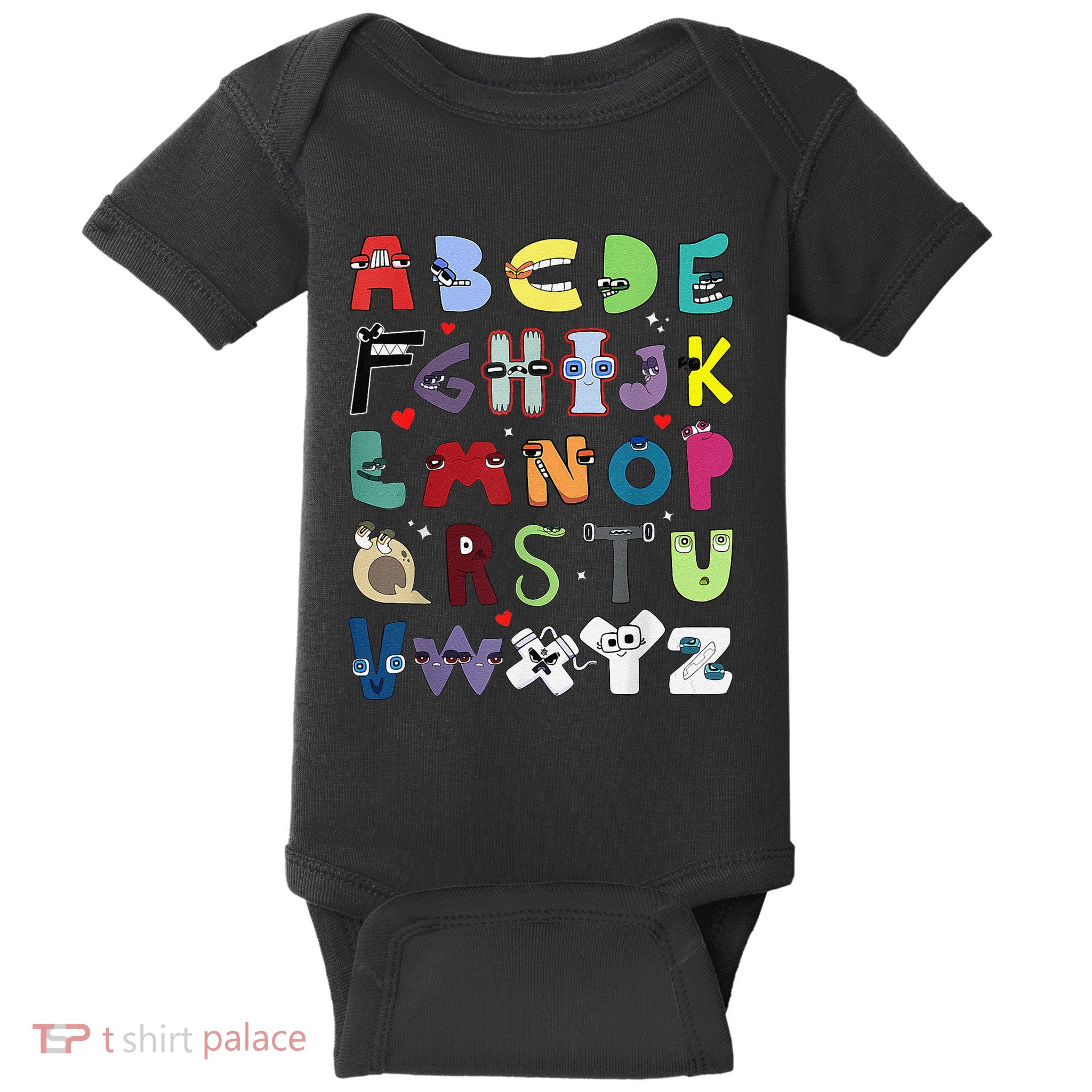 Lore Alphabet A To Z Letter Hi For And Baby Bodysuit
