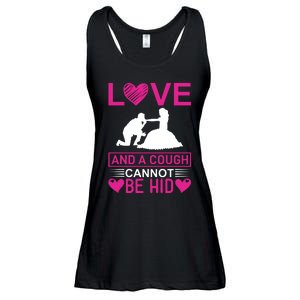 Love And A Cough Cannot Be Hid Ladies Essential Flowy Tank