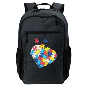 Love Autism Awareness Puzzle Pieces Gift Design Idea Gift Daily Commute Backpack