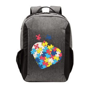 Love Autism Awareness Puzzle Pieces Gift Design Idea Gift Vector Backpack