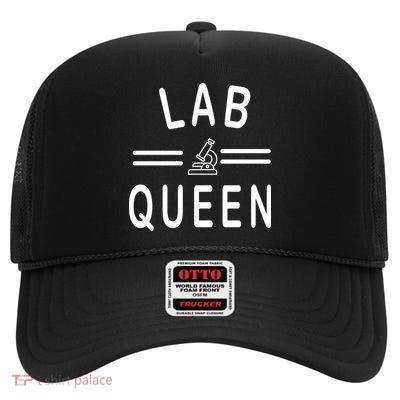 Lab Queen High Crown Mesh Back Trucker Hat