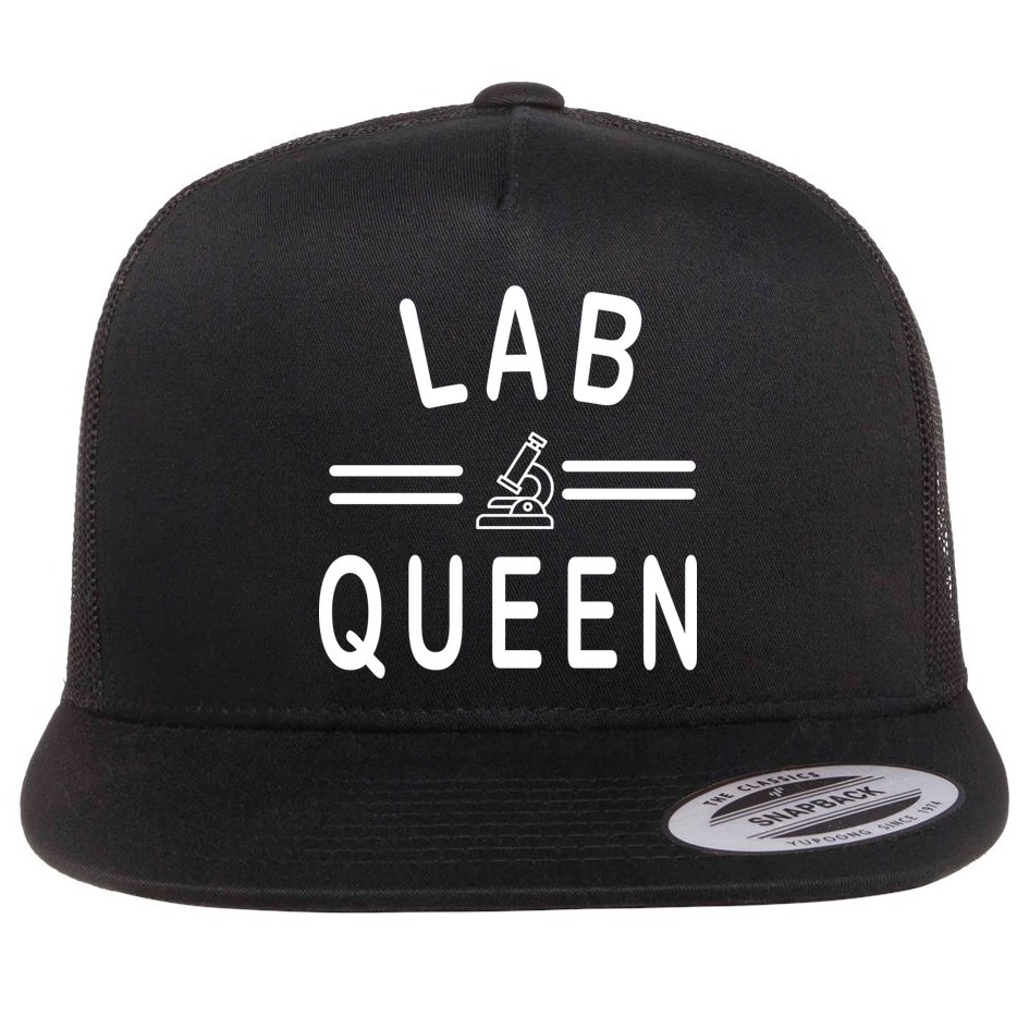 Lab Queen Flat Bill Trucker Hat