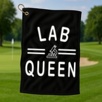 Lab Queen Golf Towel