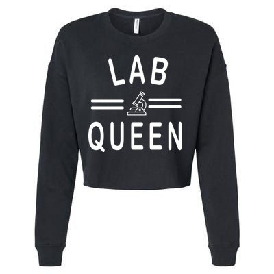 Lab Queen Cropped Pullover Crew