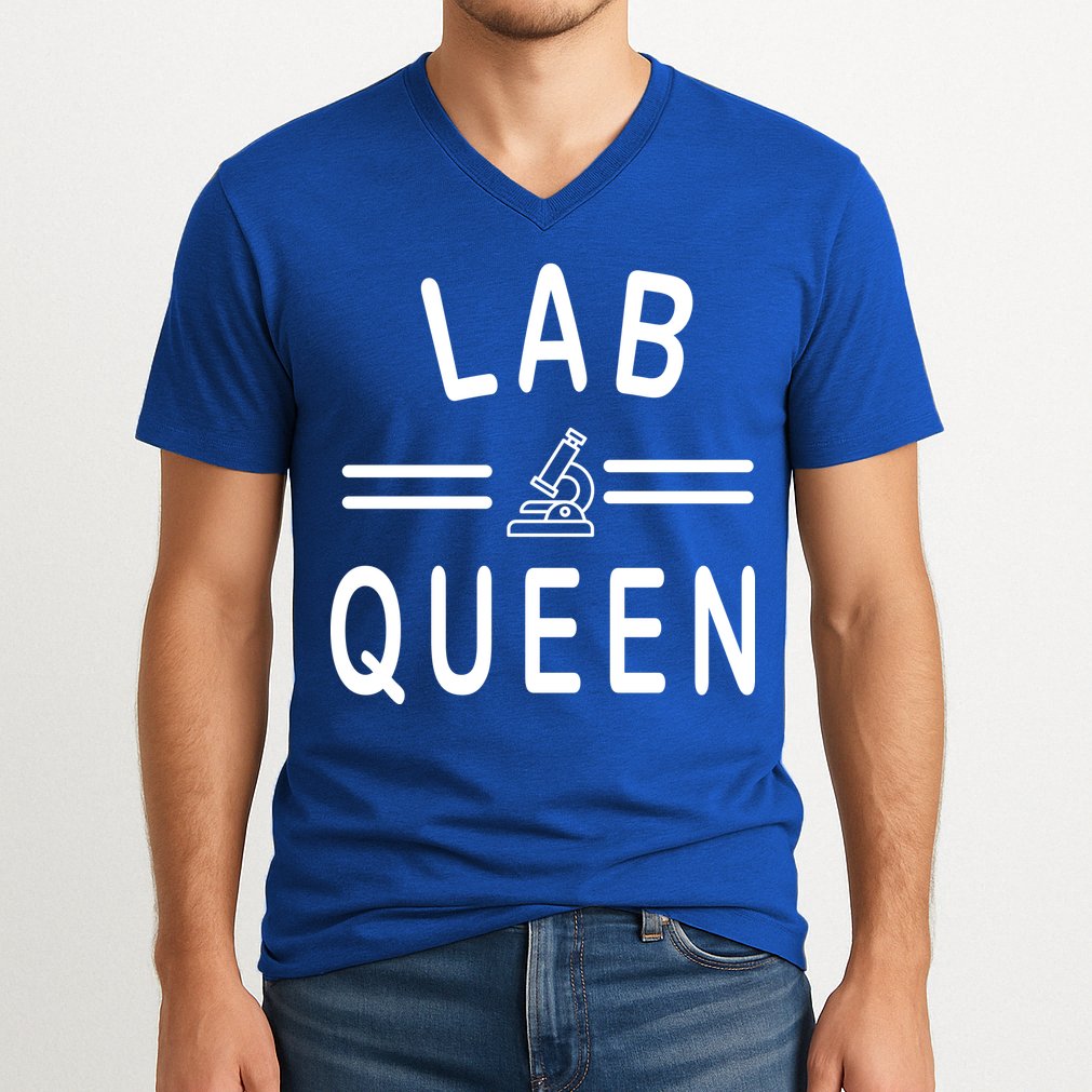 Lab Queen V-Neck T-Shirt