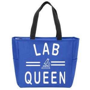 Lab Queen Zip Tote Bag