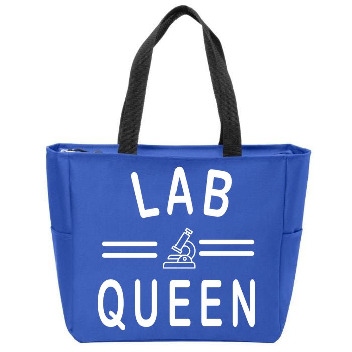 Lab Queen Zip Tote Bag