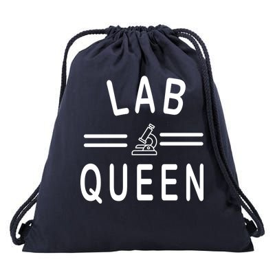 Lab Queen Drawstring Bag