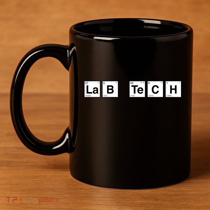 Lab Tech 11oz C Handle Ceramic Mug