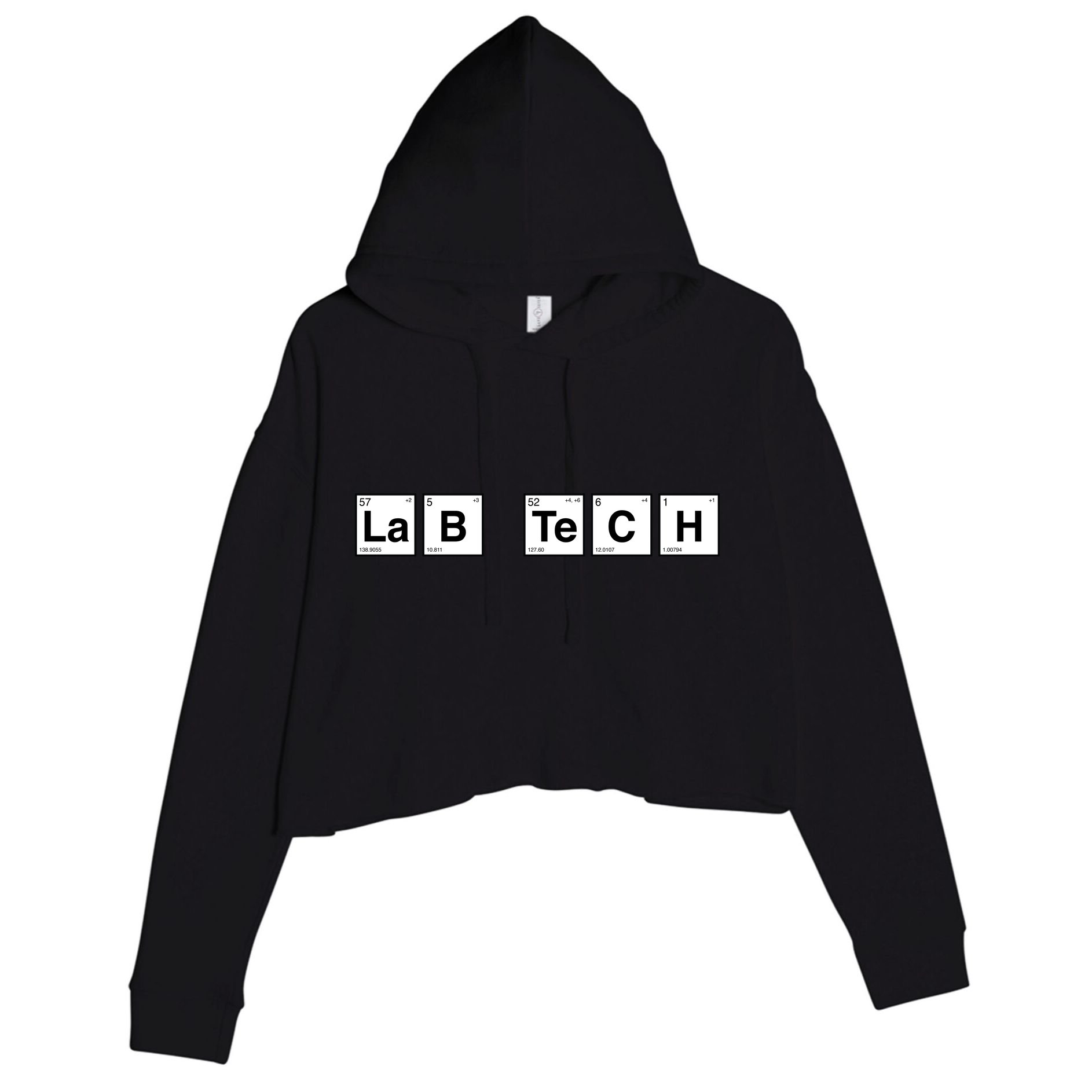Lab Tech Crop Fleece Hoodie