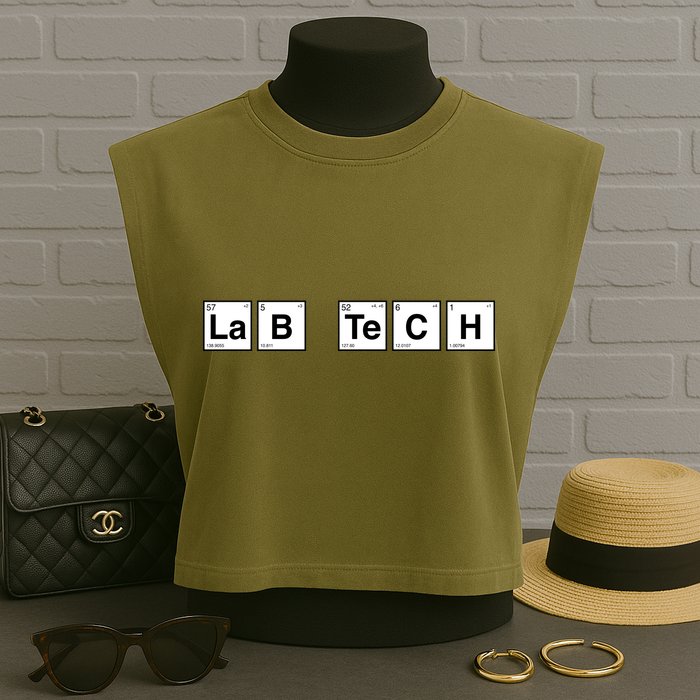 Lab Tech Garment-Dyed Women's Muscle Tee