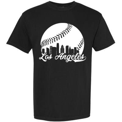 Los Angeles Baseball Vintage LA Fan Gear Garment-Dyed Heavyweight T-Shirt