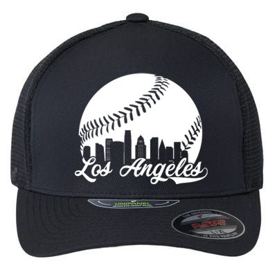 Los Angeles Baseball Vintage LA Fan Gear Flexfit Unipanel Trucker Cap