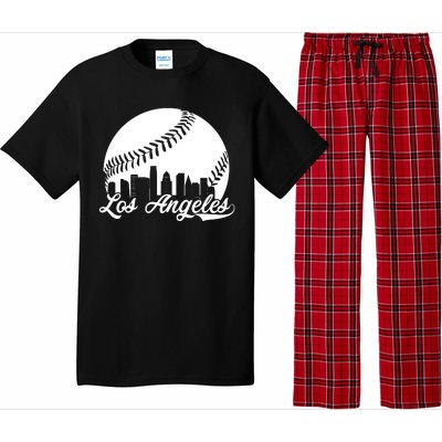 Los Angeles Baseball Vintage LA Fan Gear Pajama Set